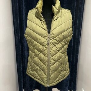 GAP Olive Quilted Vest